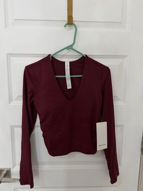 All It Takes V-Neck LS
B-D Cup*Rib Nulu